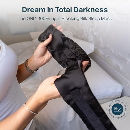 MyHalos 3D Mulberry Silk Blackout Sleep Mask