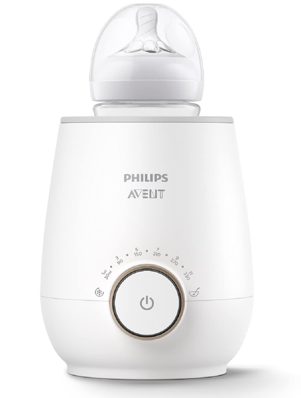 Philips AVENT Fast Bottle Warmer & Glass Bottle Bundle