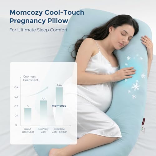 Momcozy 57-Inch U-Shaped Full Body Pregnancy Pillow
