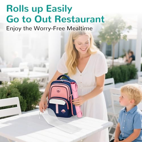 Silicone Toddler Placemat for Travel & Restaurant Dining