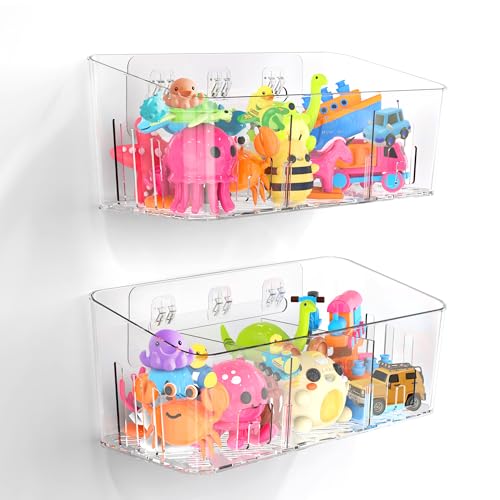 Lysam Baby Bath Toy Organizer, Mesh Storage Bag for Bathtub Toys