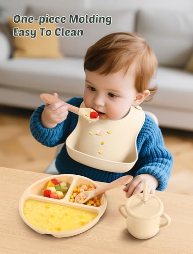 24-Piece Silicone Baby Feeding Set for Baby-Led Weaning