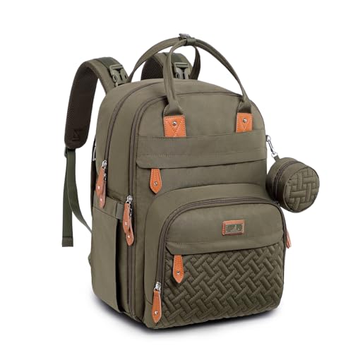 BabbleRoo Diaper Bag Backpack, Waterproof Multifunctional Baby Travel Bag