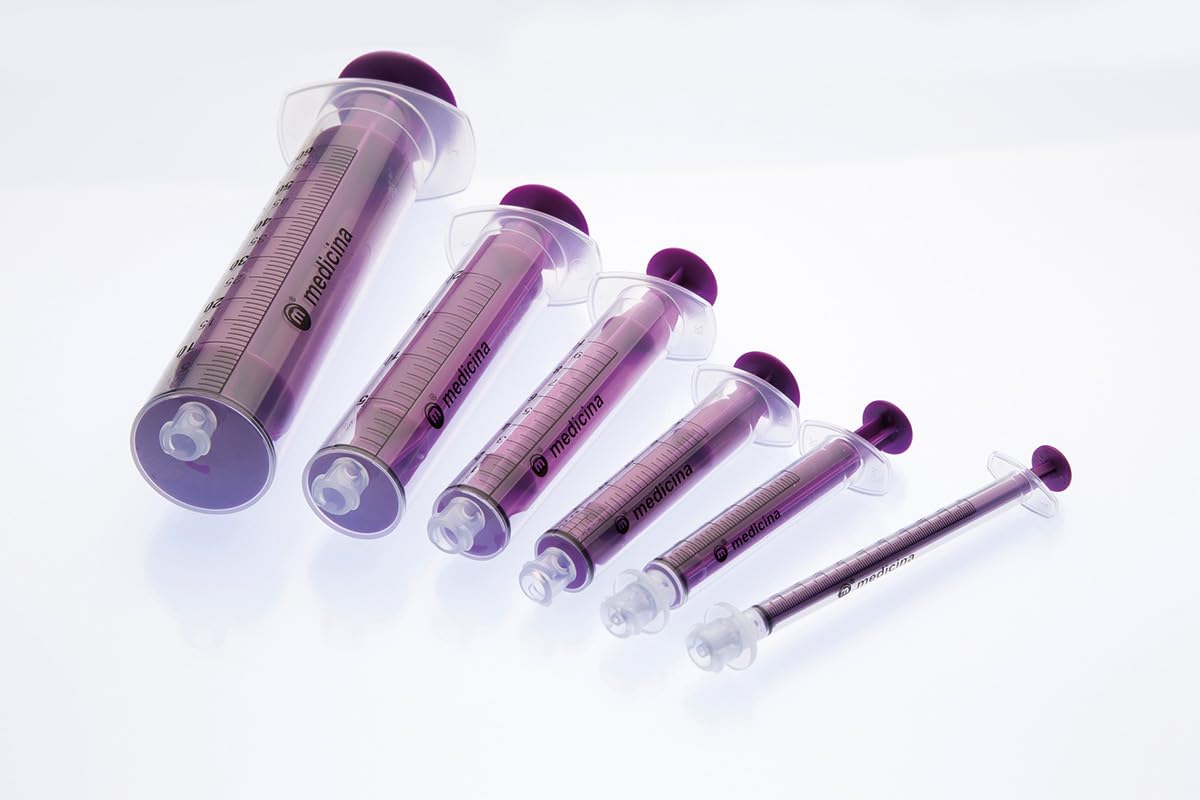 ENFit 5ml Reusable O-Ring Syringes - 100 Pack