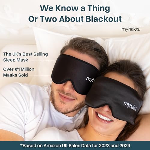 MyHalos 3D Mulberry Silk Blackout Sleep Mask