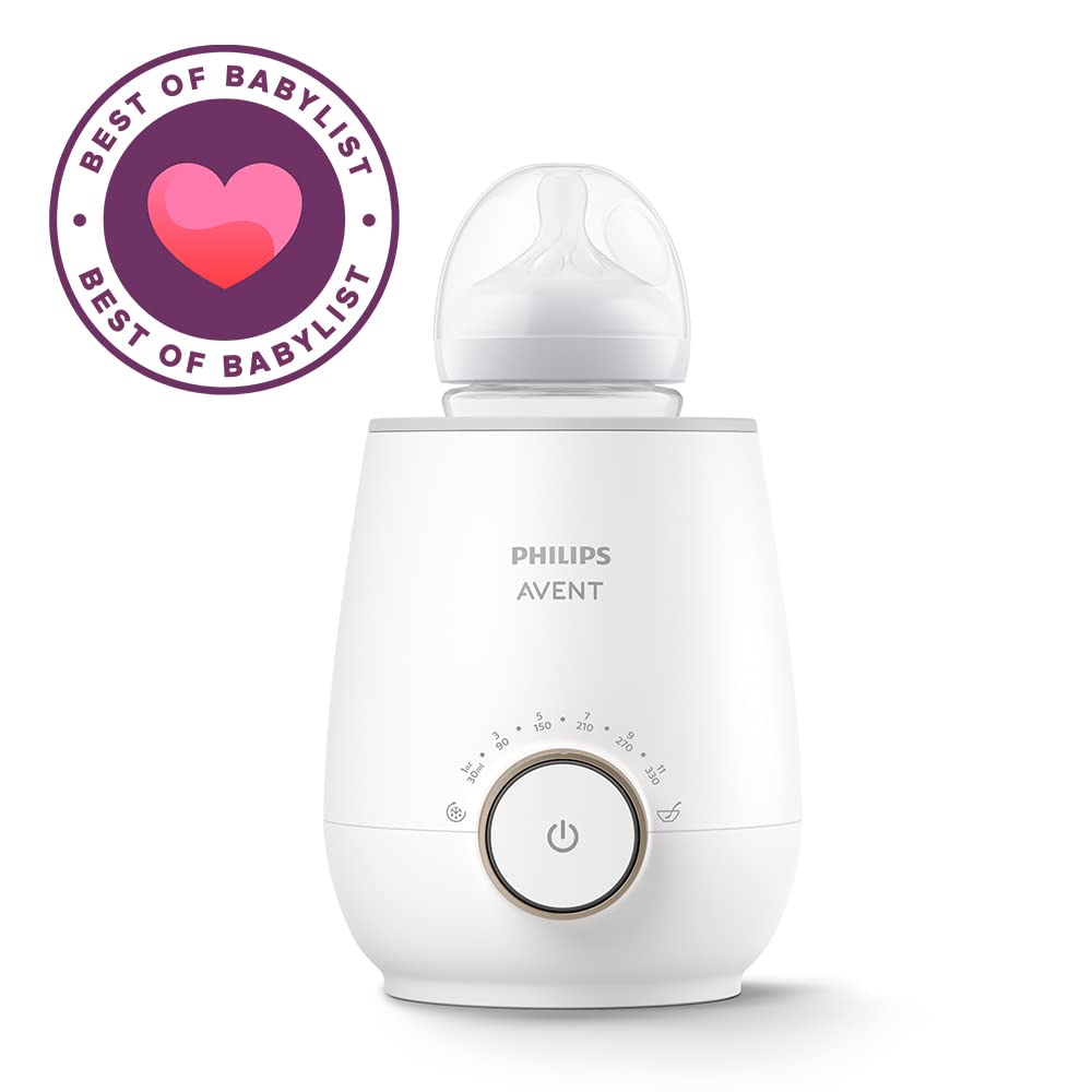 Philips AVENT Fast Bottle Warmer & Glass Bottle Bundle
