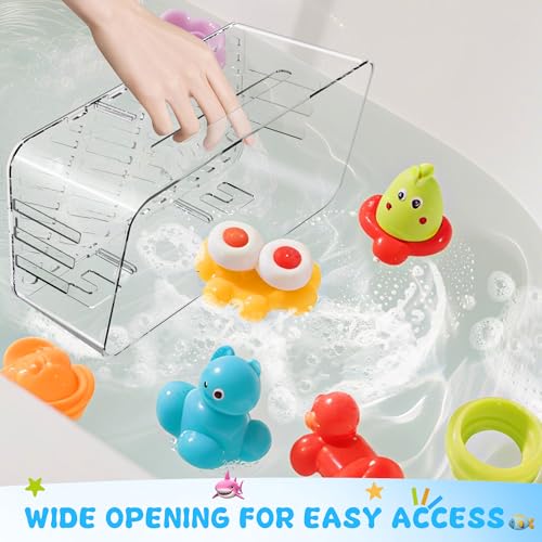 Lysam Baby Bath Toy Organizer, Mesh Storage Bag for Bathtub Toys