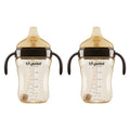 Spill-Proof Weighted Straw Sippy Cup with Handles & Lid
