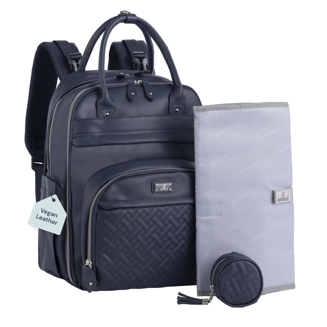 BabbleRoo Diaper Bag Backpack, Waterproof Multifunctional Baby Travel Bag