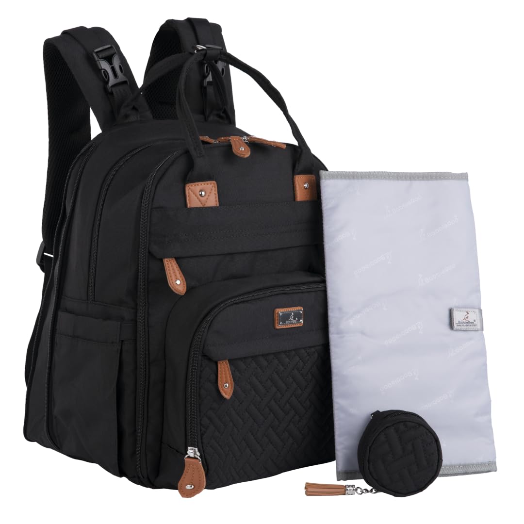 BabbleRoo Diaper Bag Backpack, Waterproof Multifunctional Baby Travel Bag