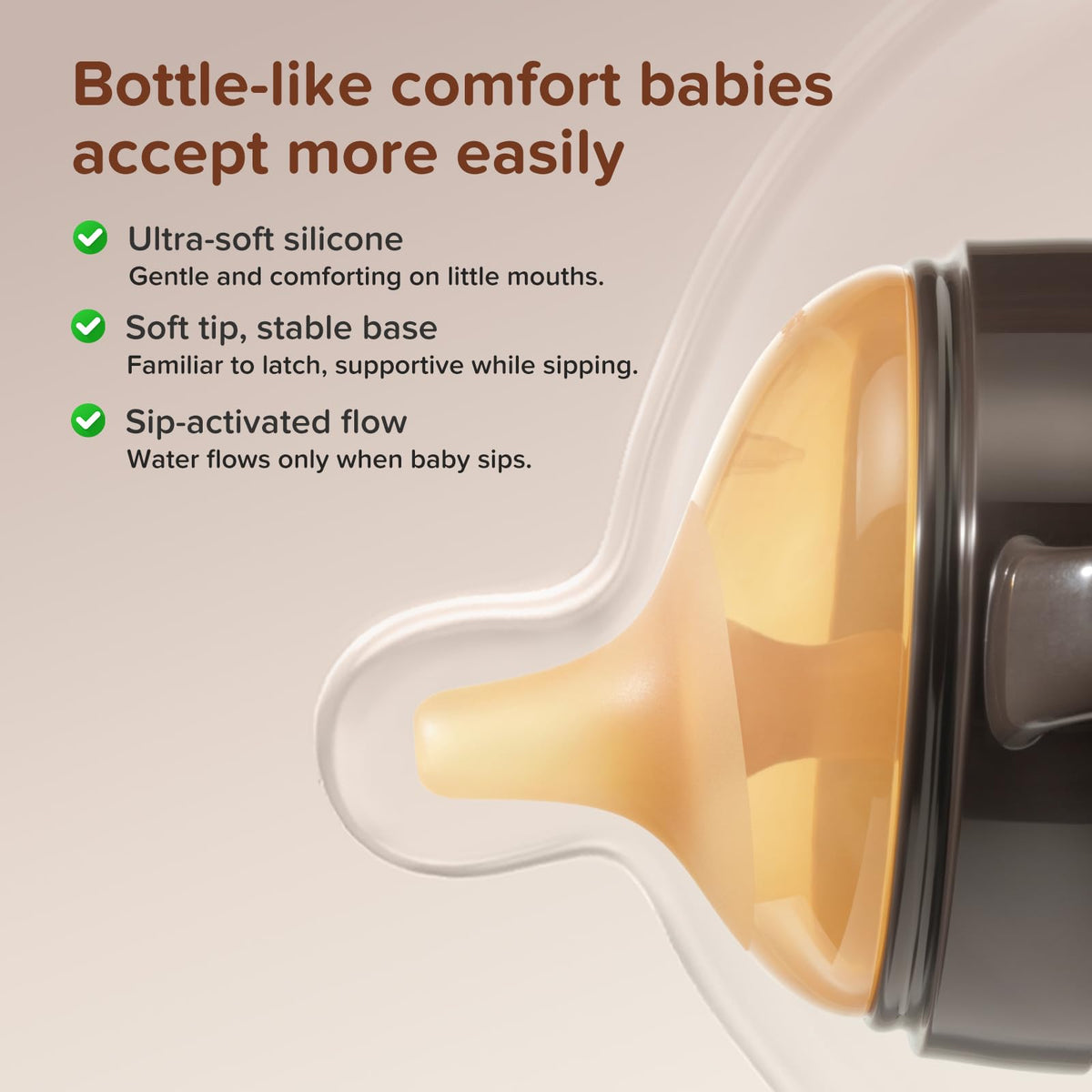 Spill-Proof Weighted Straw Sippy Cup with Handles & Lid