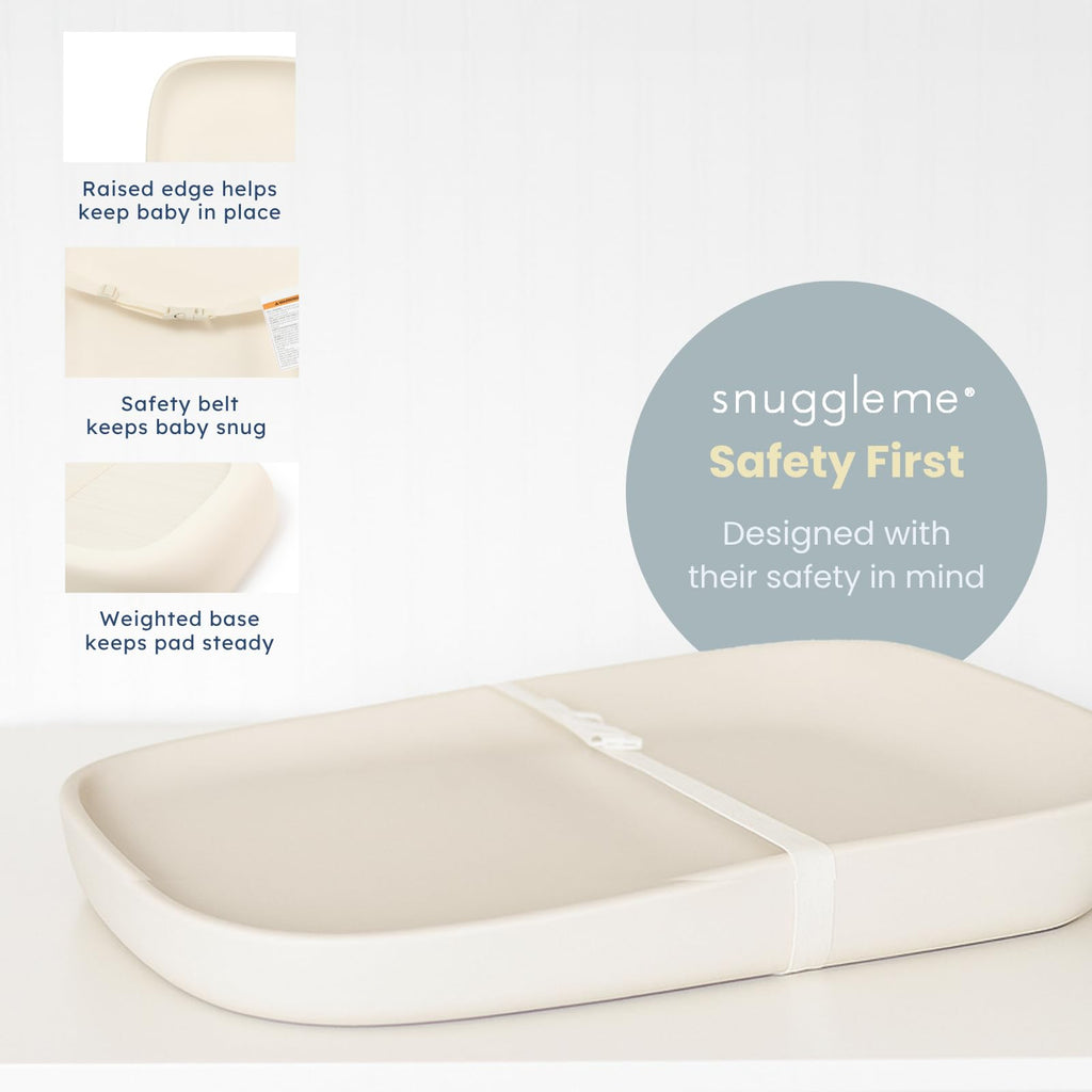 Snuggle Me Waterproof Portable Baby Changing Pad for Dresser