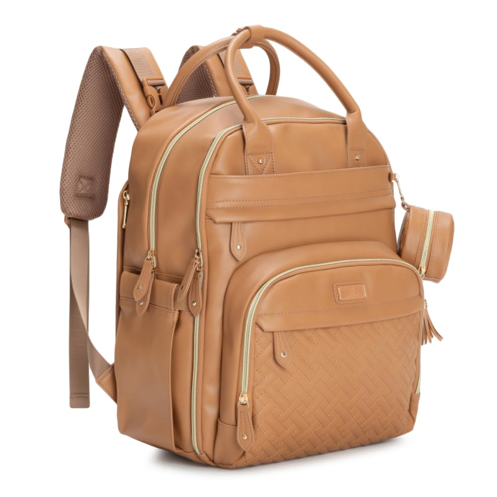 BabbleRoo Diaper Bag Backpack, Waterproof Multifunctional Baby Travel Bag