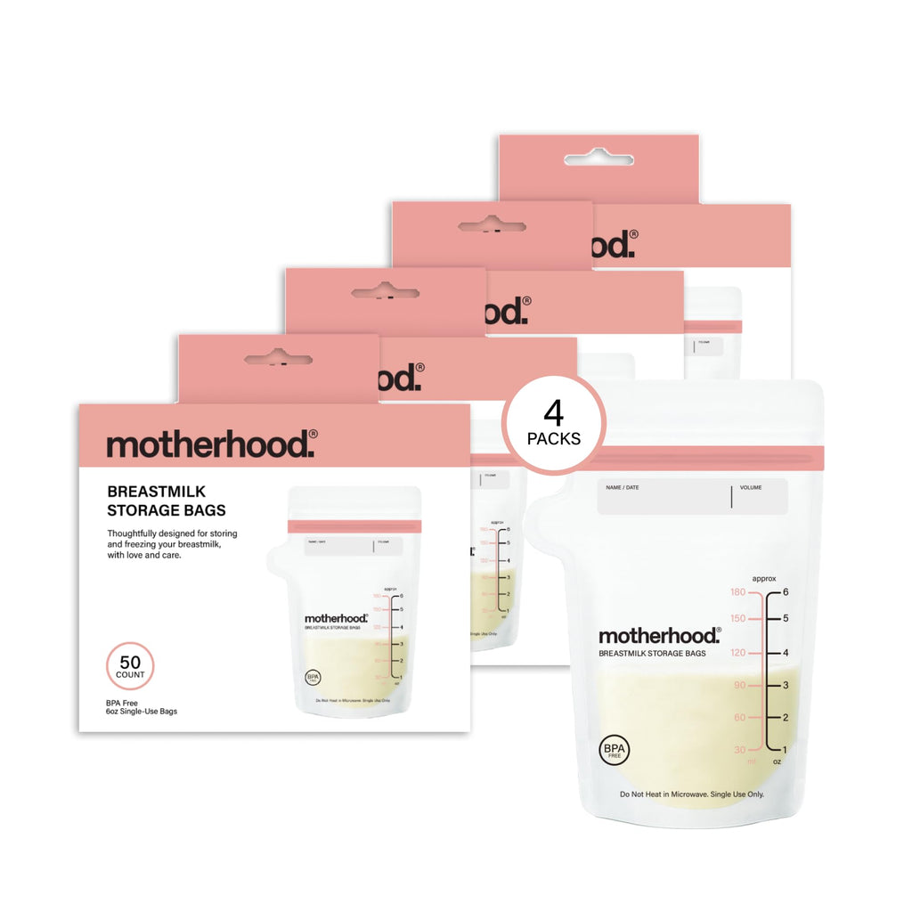 Motherhood Maternity 6 oz Breastmilk Storage Bags 200-Count