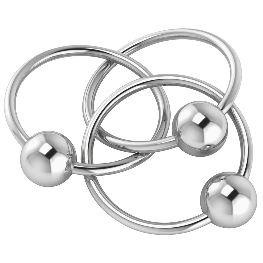 Krysaliis 925 Sterling Silver Teether Rattle