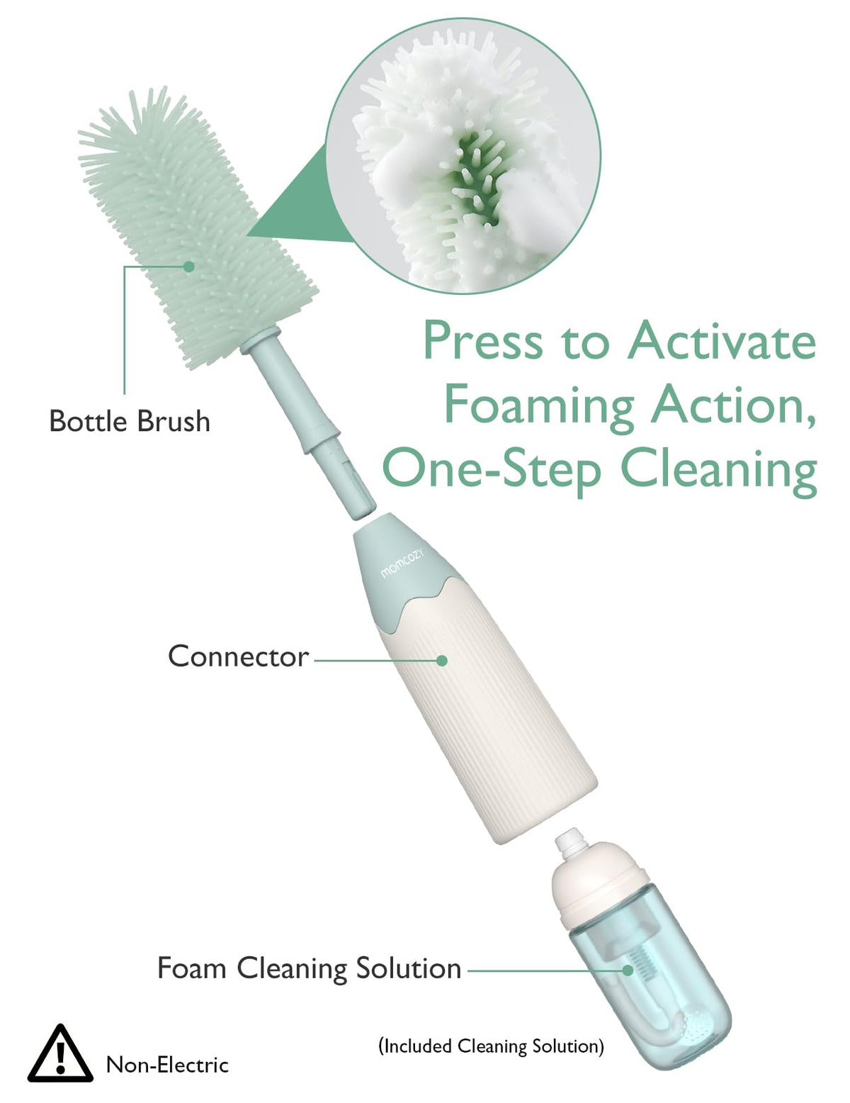 Momcozy Bottle Sterilizer, Dryer & Bottle Brush Kit