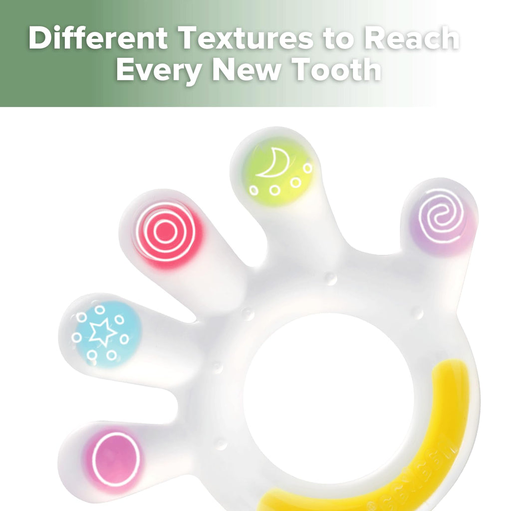 Haakaa Palm Teether & Security Blanket Baby Teething Set
