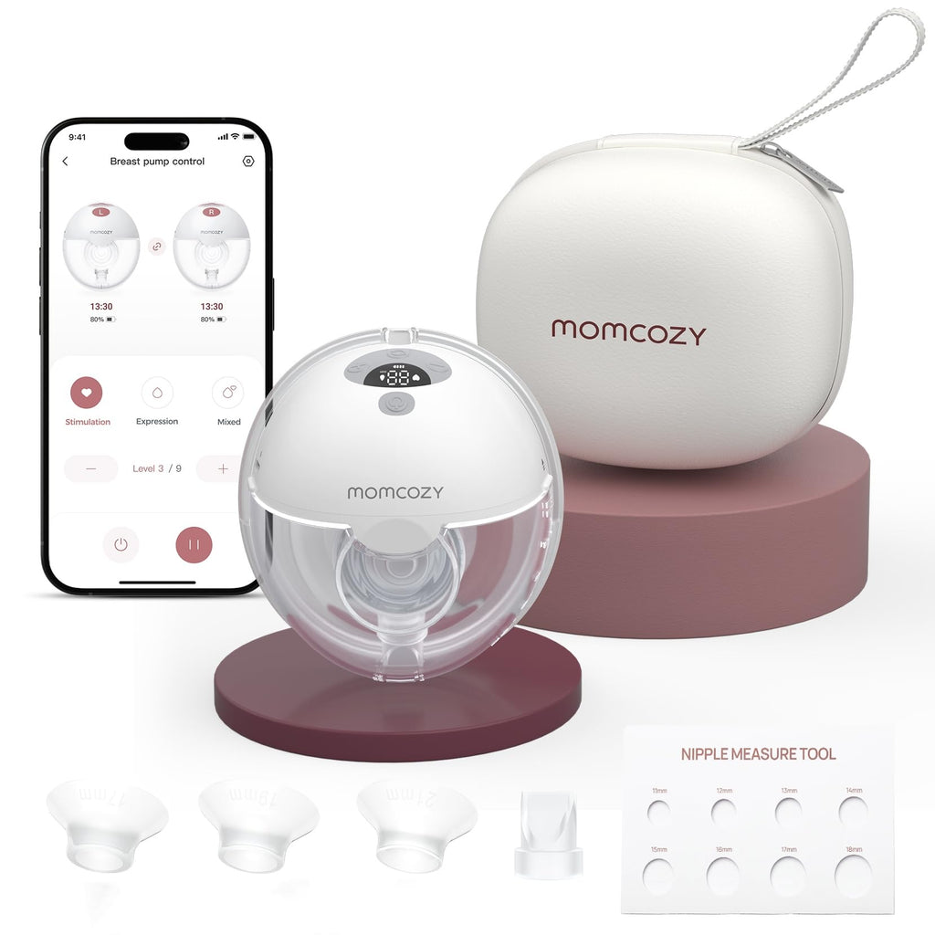 Momcozy M5 Smart Hands-Free Breast Pump with App Control