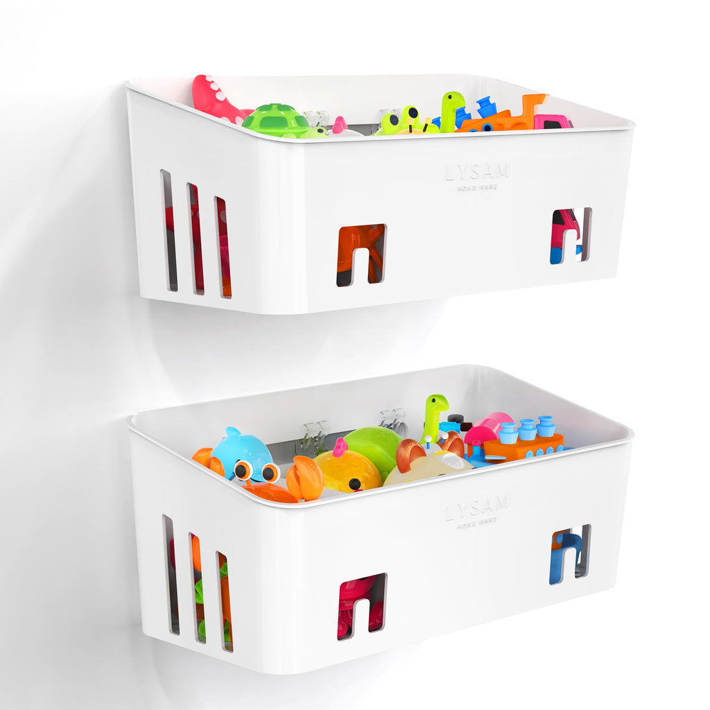 Lysam Baby Bath Toy Organizer, Mesh Storage Bag for Bathtub Toys