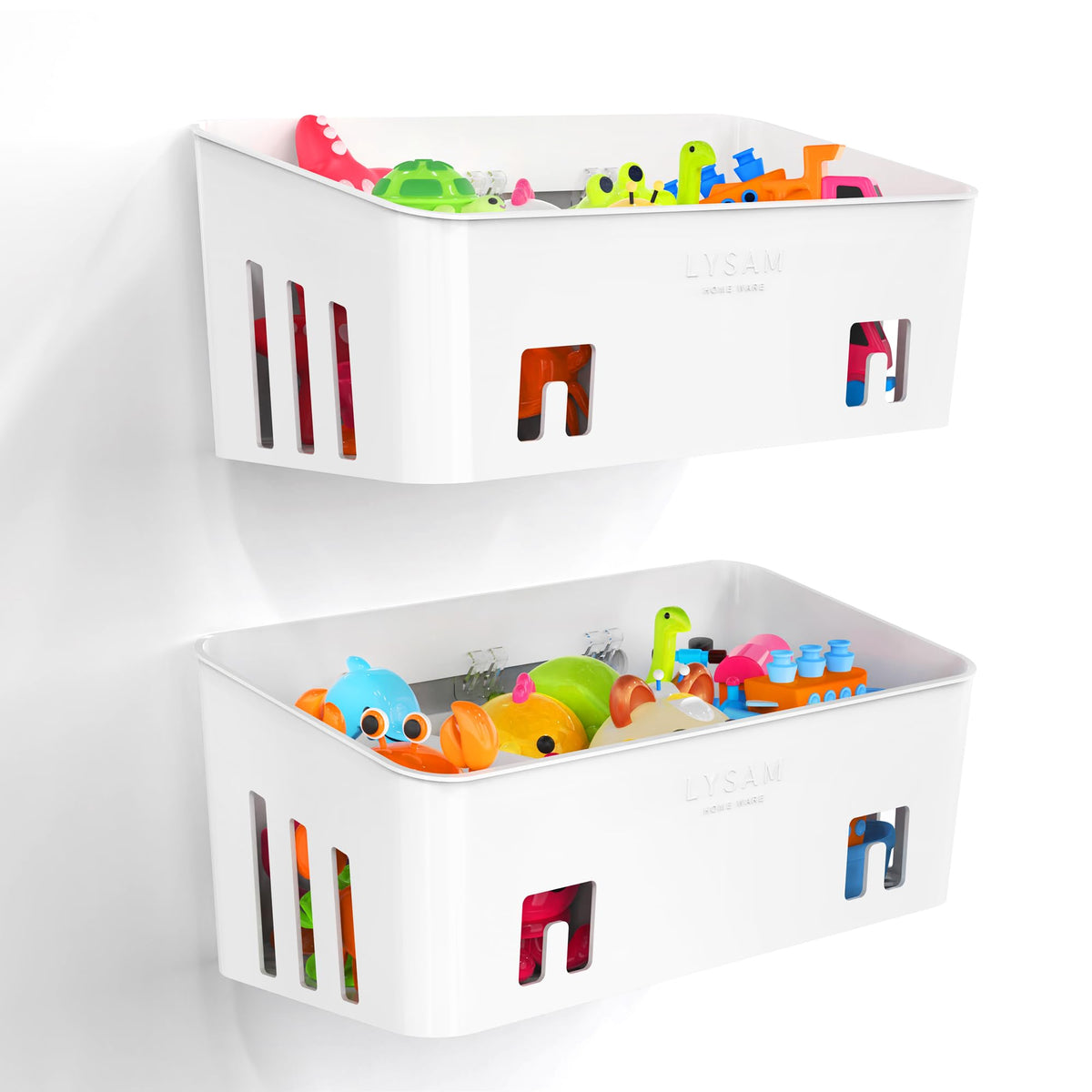 Lysam Baby Bath Toy Organizer, Mesh Storage Bag for Bathtub Toys