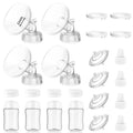 4-Pack Breast Pump Replacement Parts for Spectra S1 S2 S9 Plus SG