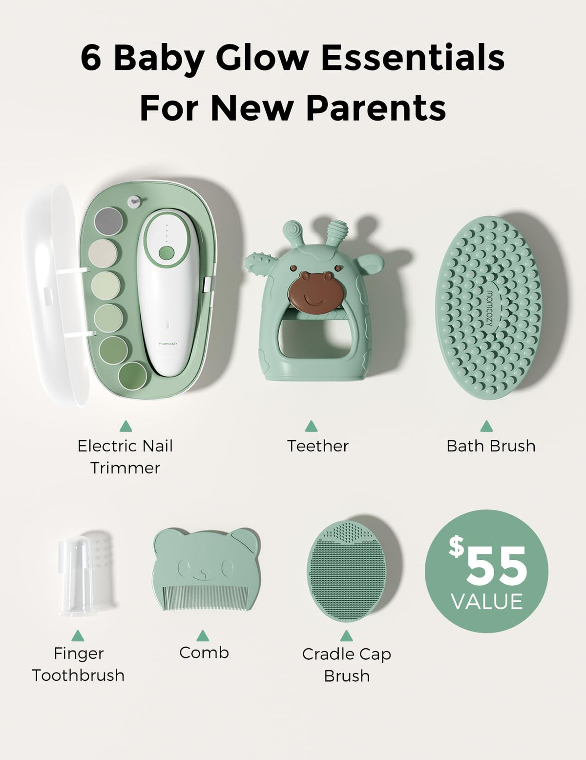 Momcozy Baby Grooming Kit, Newborn Essentials for Infant Care