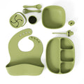Muqee Peeko Silicone Baby Feeding Set with Utensils