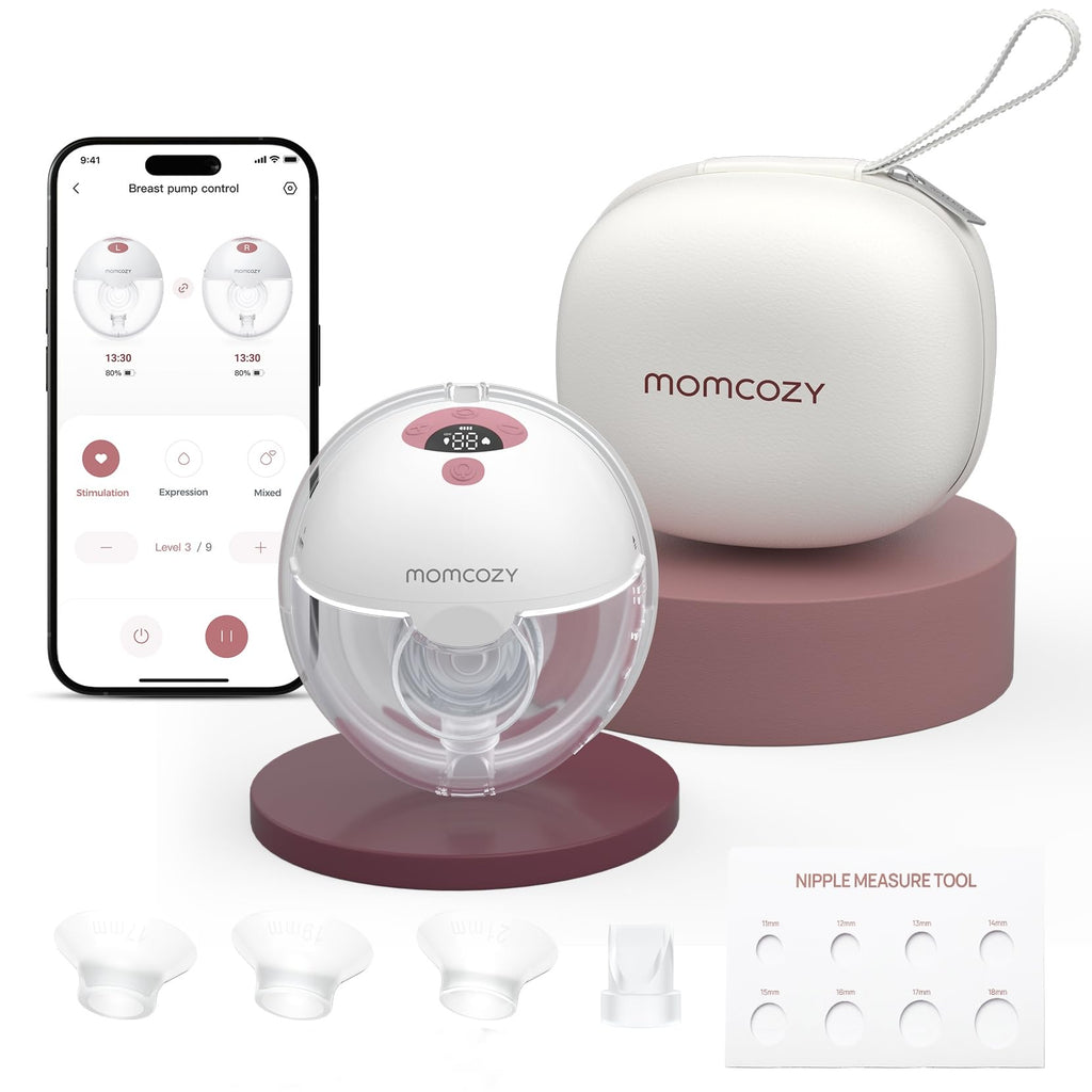 Momcozy M5 Smart Hands-Free Breast Pump with App Control