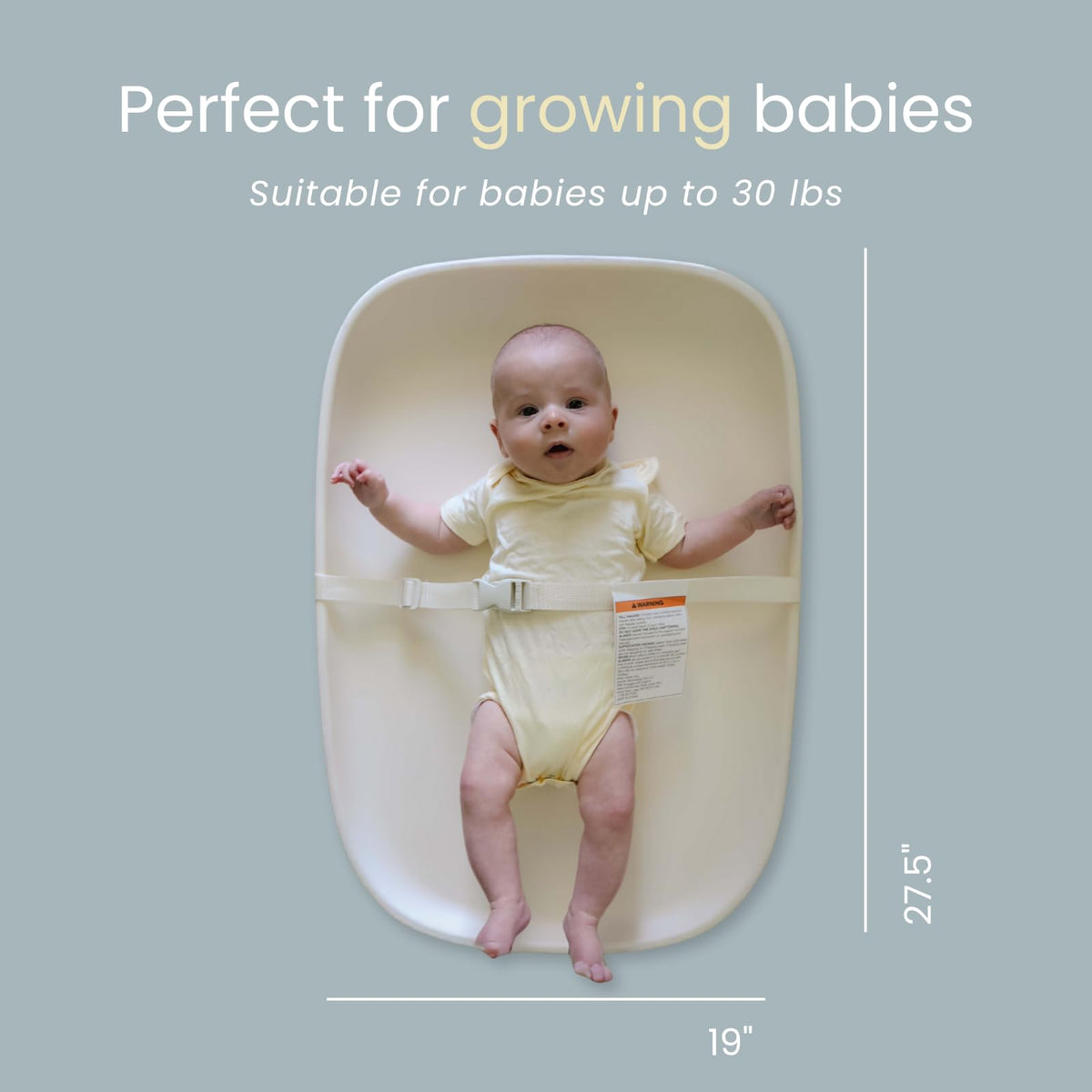 Snuggle Me Waterproof Portable Baby Changing Pad for Dresser