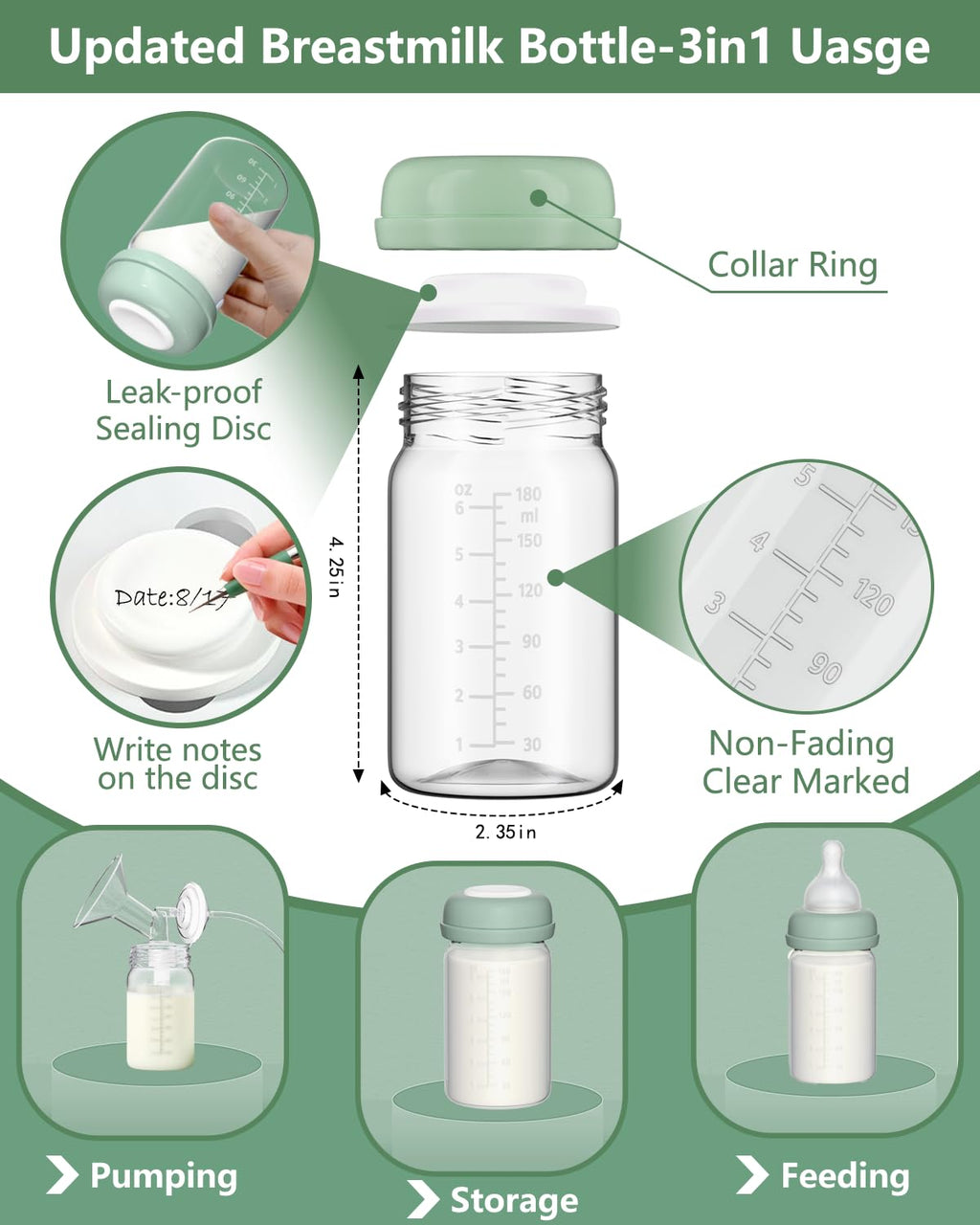 4-Pack Breast Pump Replacement Parts for Spectra S1 S2 S9 Plus SG