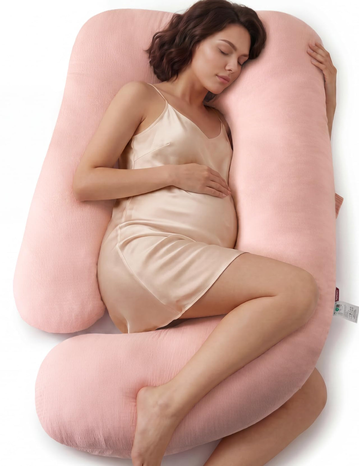 Momcozy 57-Inch U-Shaped Full Body Pregnancy Pillow