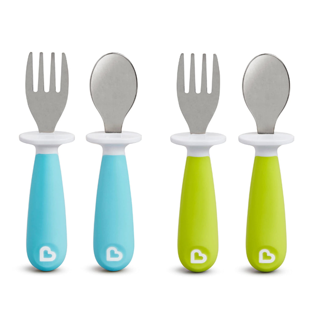 Munchkin Raise Toddler Fork & Spoon Utensil Set
