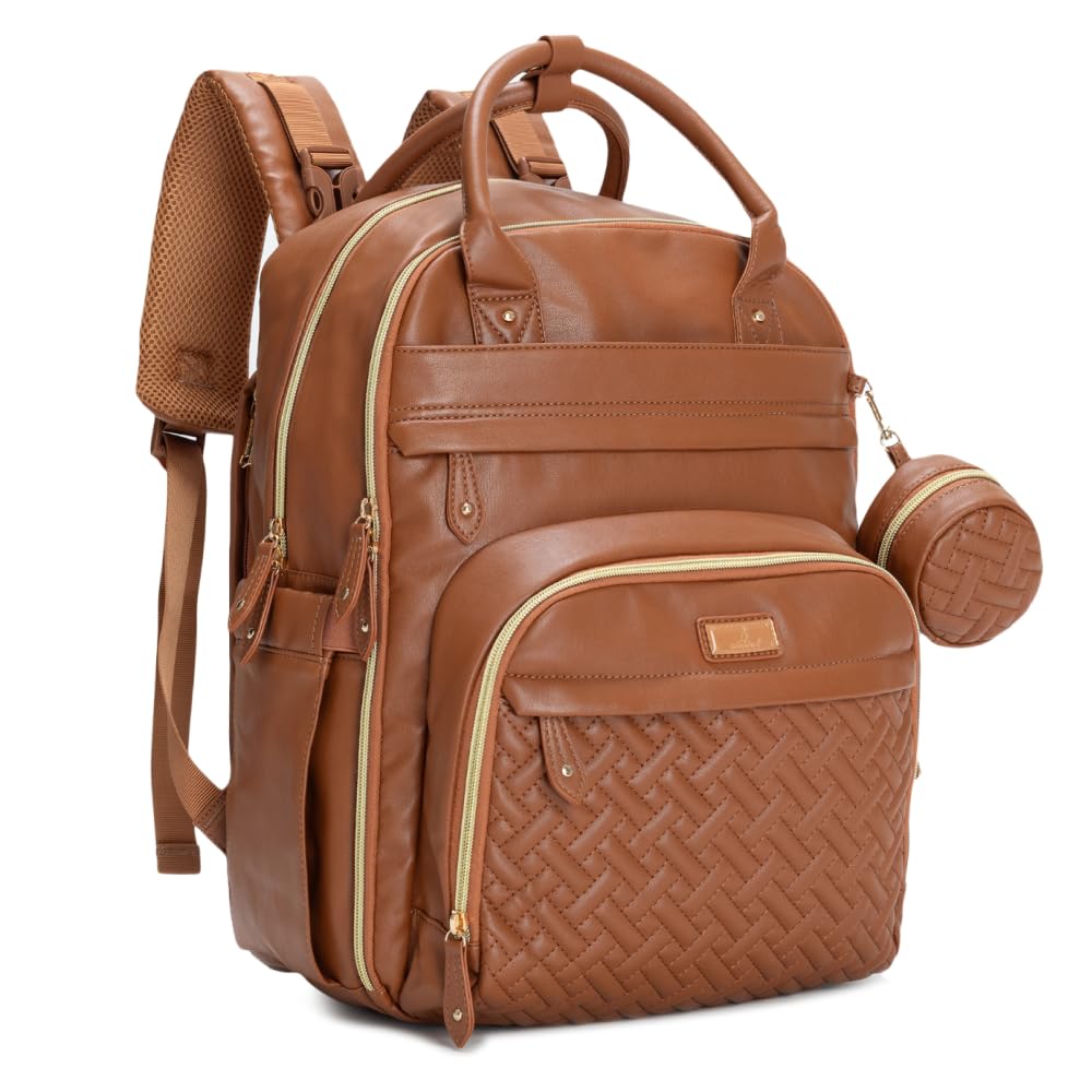 BabbleRoo Diaper Bag Backpack, Waterproof Multifunctional Baby Travel Bag