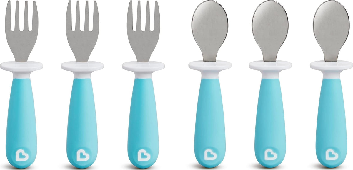 Munchkin Raise Toddler Fork & Spoon Utensil Set
