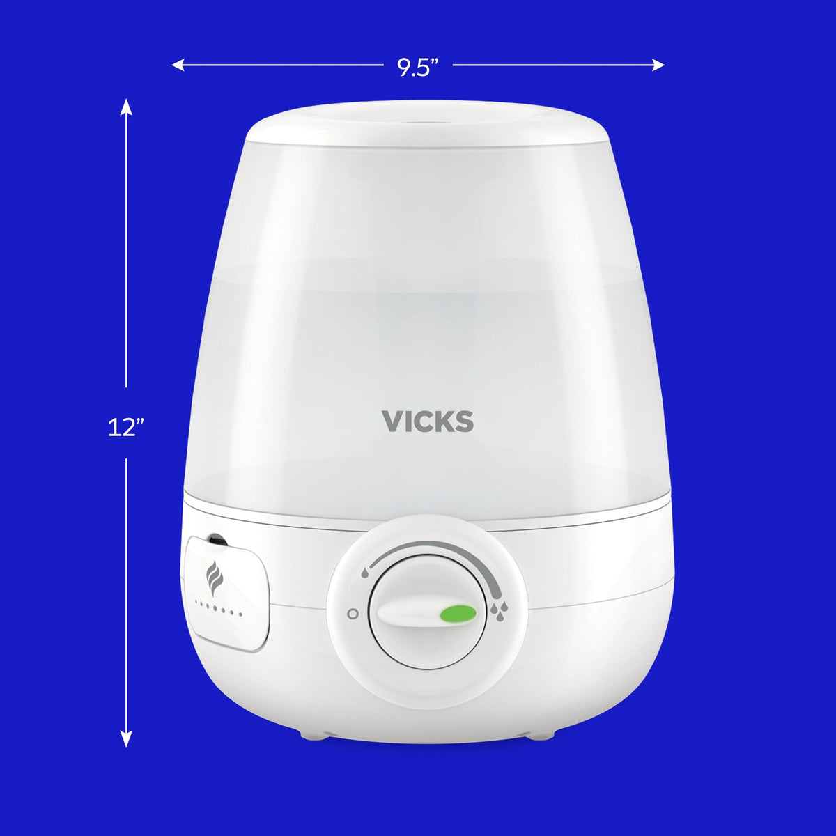 Vicks Filter-Free Ultrasonic Baby Humidifier for Nursery Use