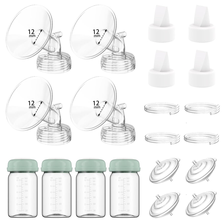 4-Pack Breast Pump Replacement Parts for Spectra S1 S2 S9 Plus SG