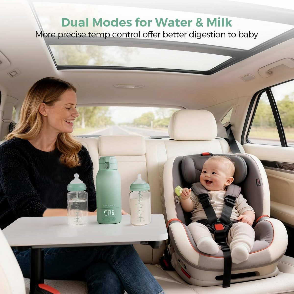 Momcozy Portable 17 oz Baby Bottle Warmer for Travel