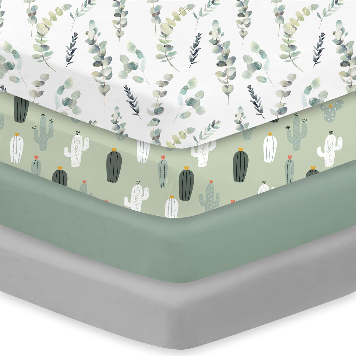 Little Grape Land Fitted Baby Crib Sheet for Nursery Bedding