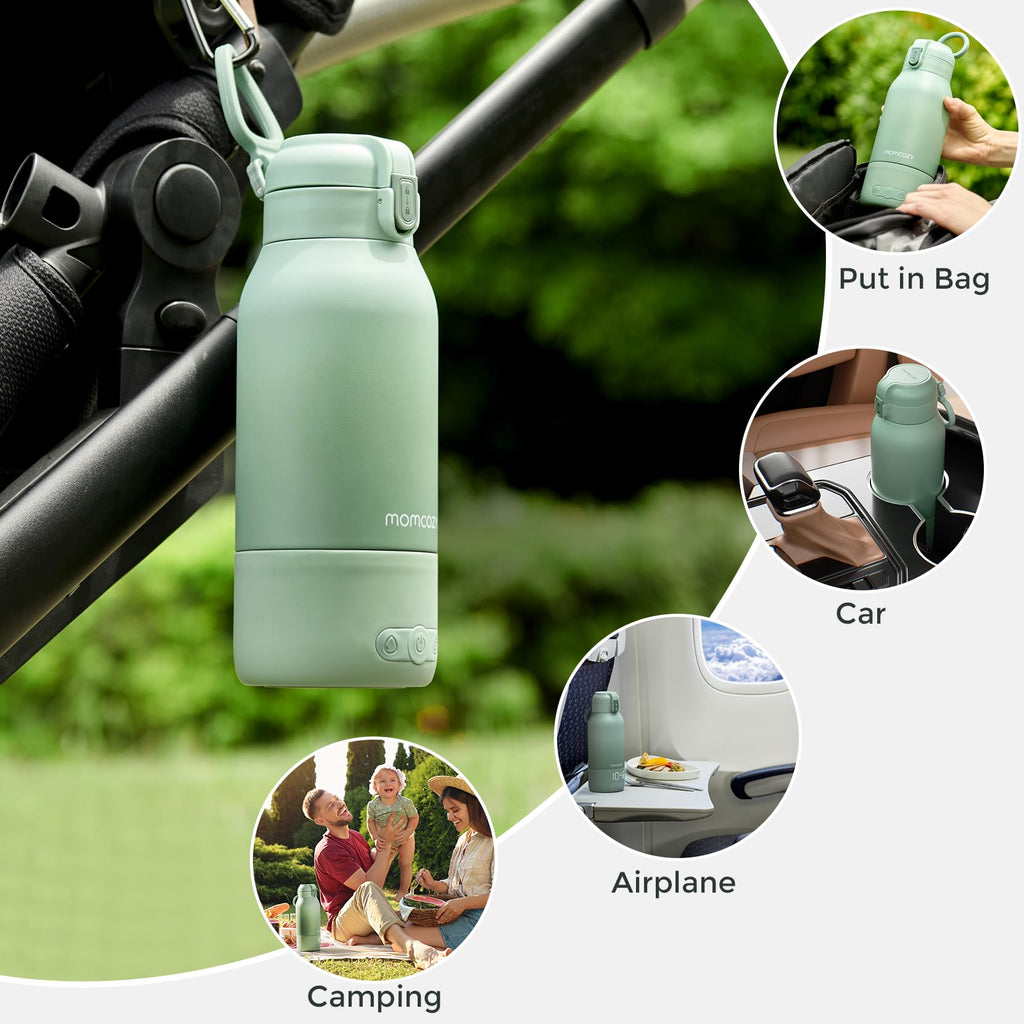 Momcozy Portable 17 oz Baby Bottle Warmer for Travel