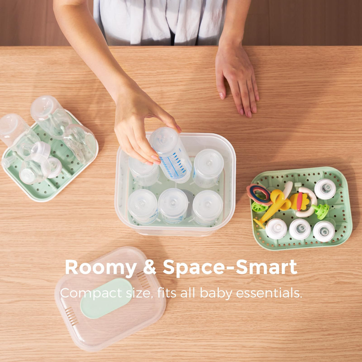 Momcozy Bottle Sterilizer, Dryer & Bottle Brush Kit