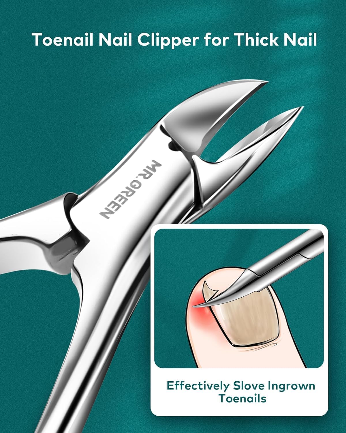 MR.GREEN 12-in-1 Stainless Steel Manicure & Nail Care Set