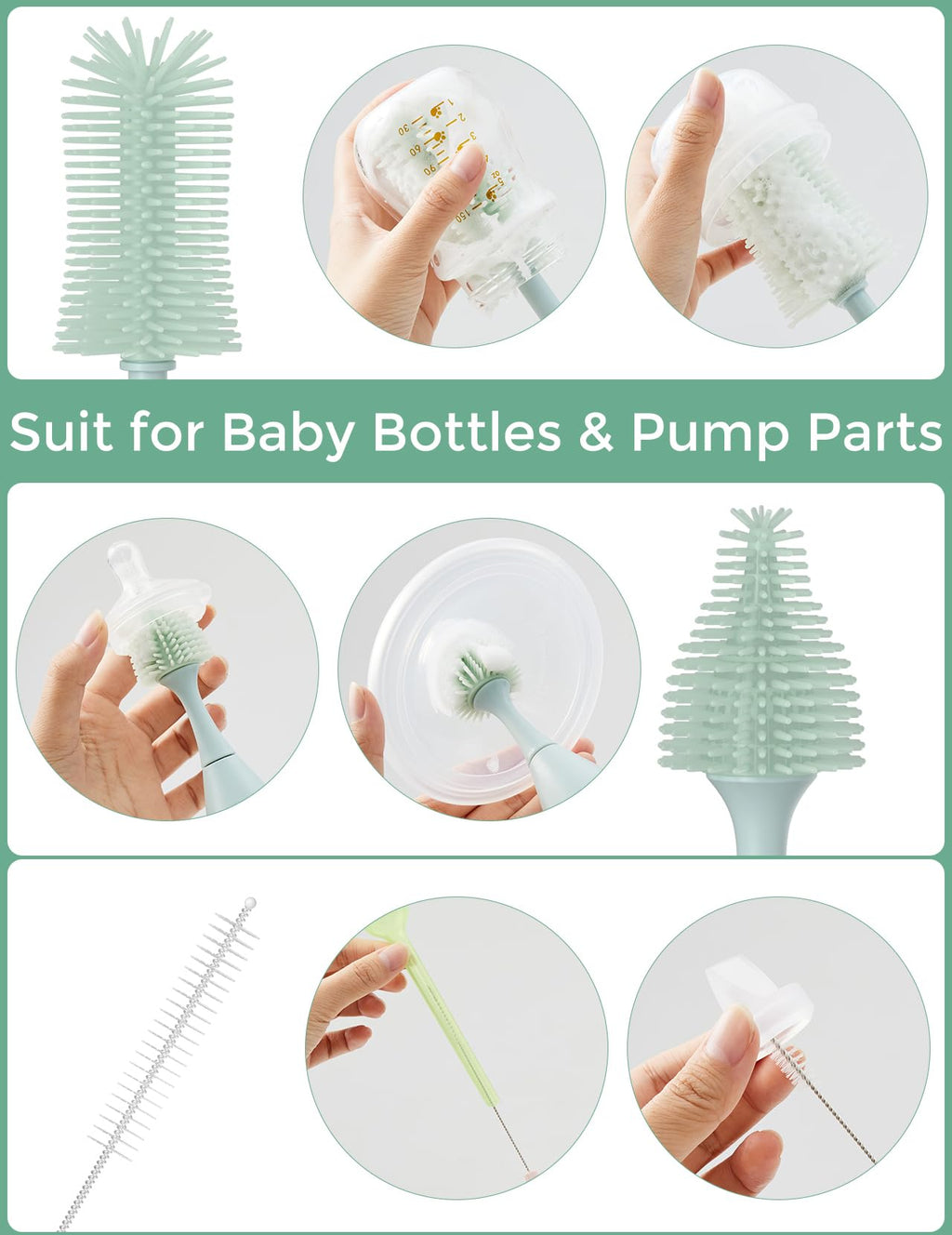 Momcozy Bottle Sterilizer, Dryer & Bottle Brush Kit