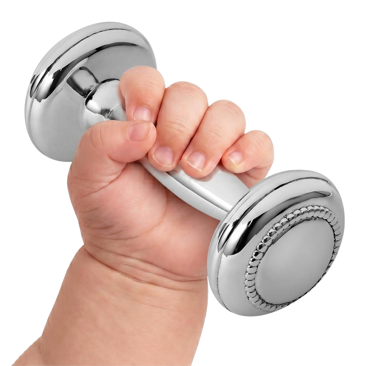 Krysaliis 925 Sterling Silver Teether Rattle