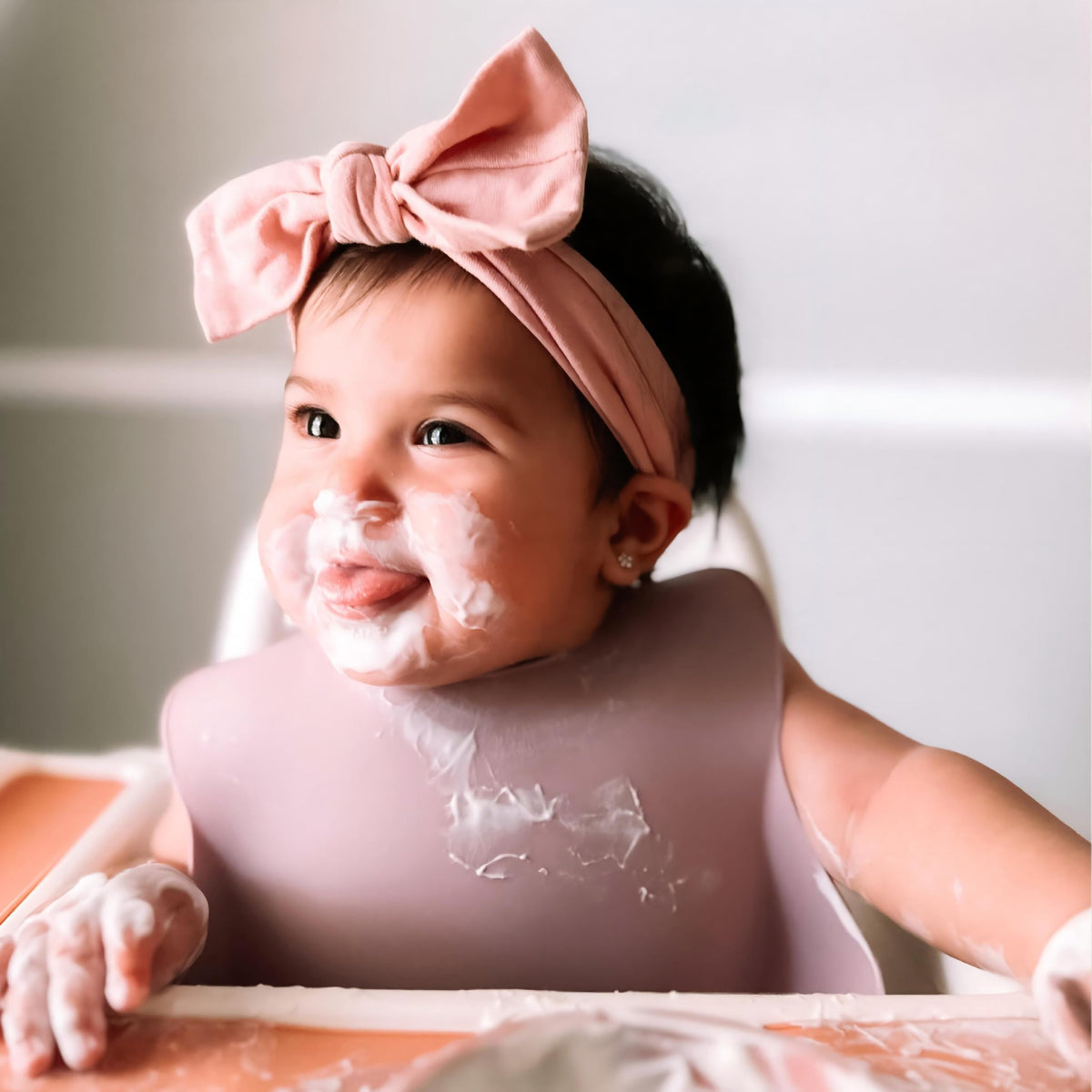 3-Pack Waterproof Silicone Baby Bibs for Babies & Toddlers