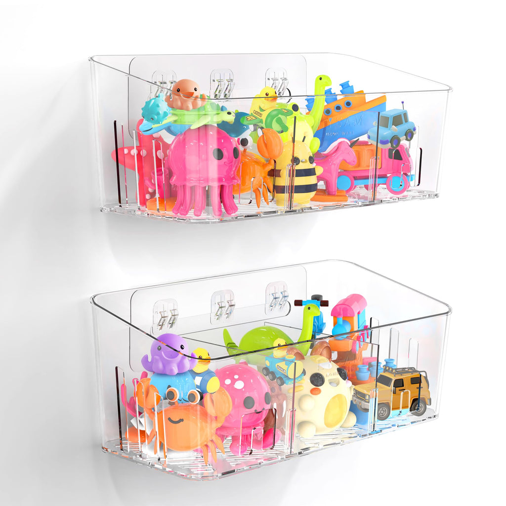Lysam Baby Bath Toy Organizer, Mesh Storage Bag for Bathtub Toys