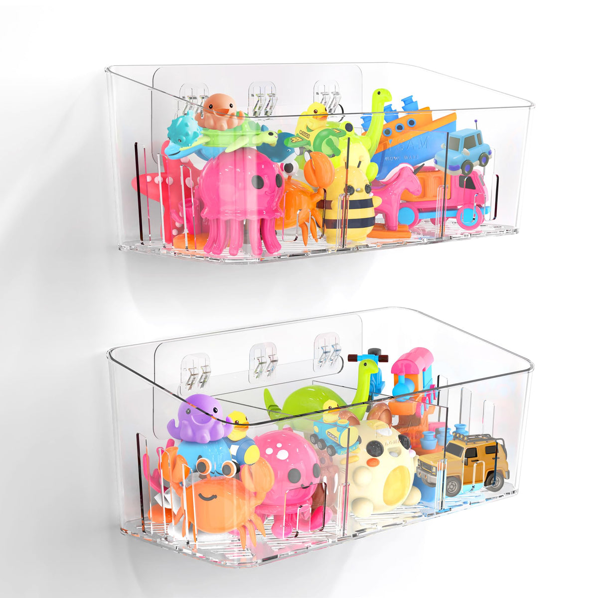 Lysam Baby Bath Toy Organizer, Mesh Storage Bag for Bathtub Toys