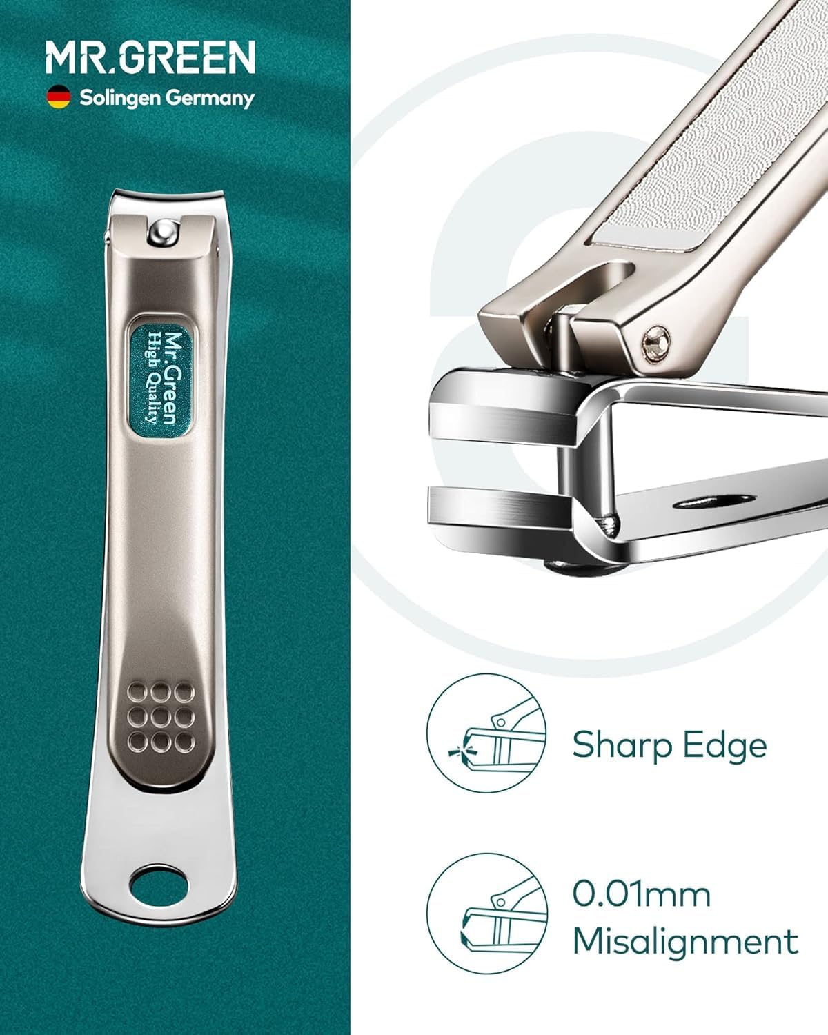 MR.GREEN 12-in-1 Stainless Steel Manicure & Nail Care Set