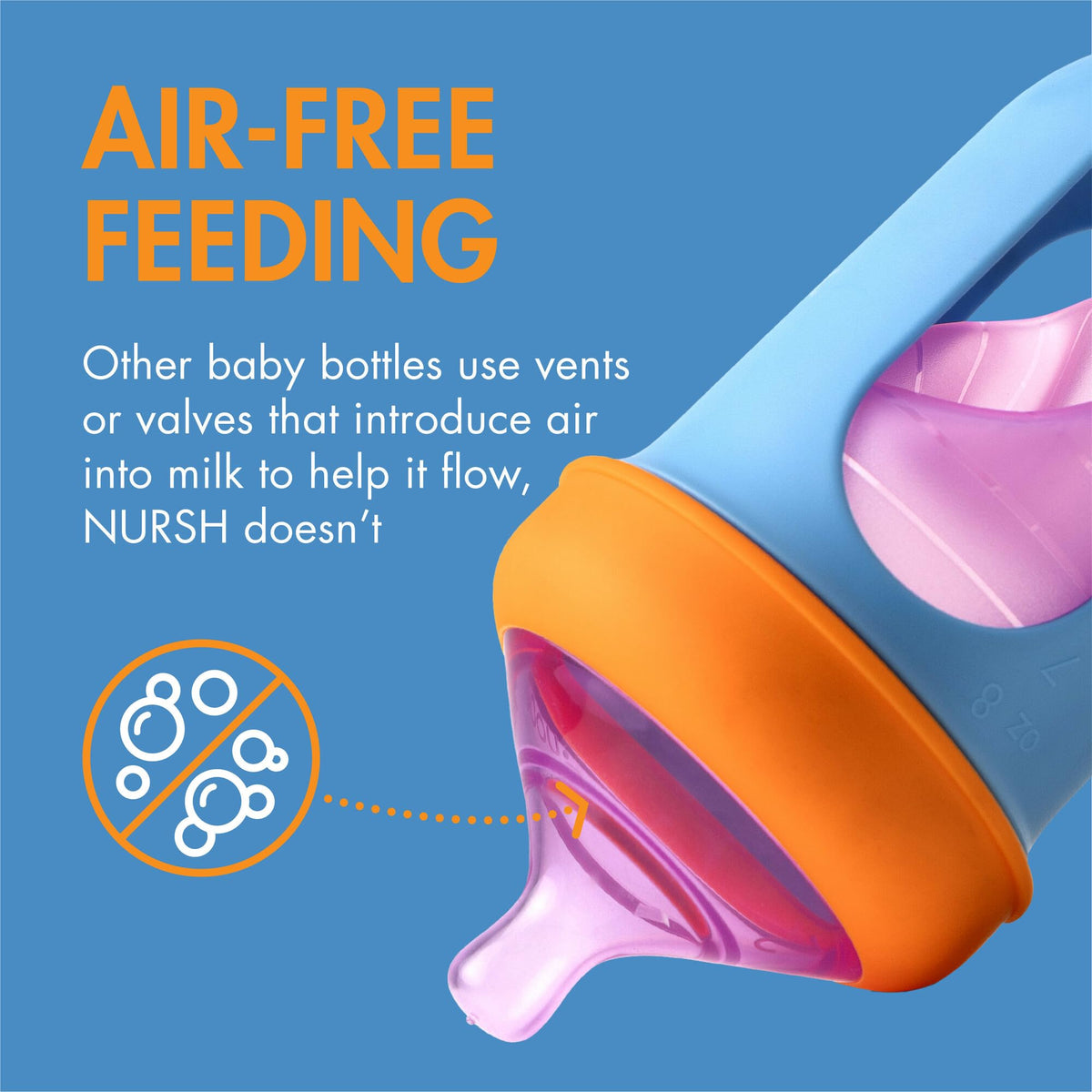 Boon Nursh Reusable Silicone Pouch Baby Bottle Set