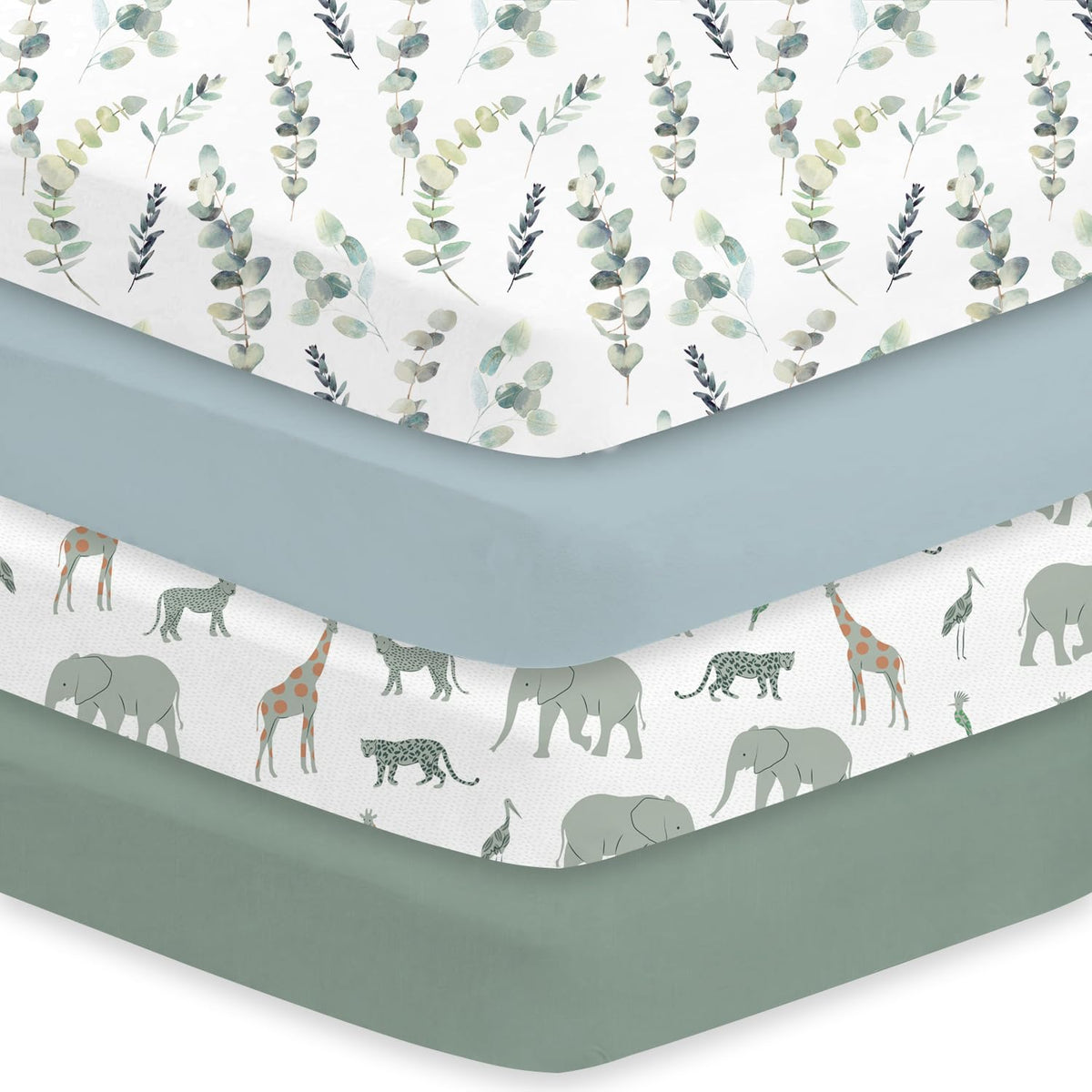 Little Grape Land Fitted Baby Crib Sheet for Nursery Bedding