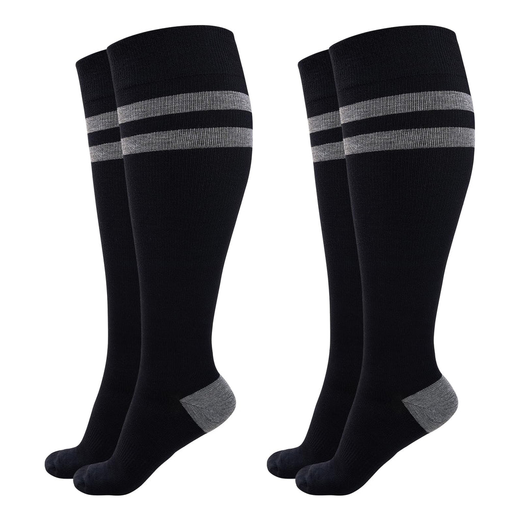 Momcozy 15-20mmHg Wide Calf Compression Socks for Women